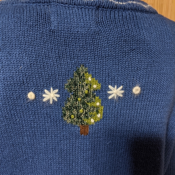 Ugly Christmas Sweater, Vintage, Quaker Factory Sweater, Size Large, in… - Picture 9 of 9